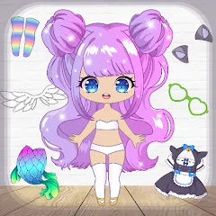 Скачать взлом Chibi Dress Up Games for Girls  [МОД Много денег] - стабильная версия apk на Андроид