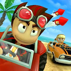 Скачать взлом Beach Buggy Racing (Бич Багги Рейсинг)  [МОД Unlocked] - стабильная версия apk на Андроид