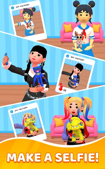 DIY Factory : Garten Monsters (ДИУАЙ Фактори)  [МОД Много денег] Screenshot 4