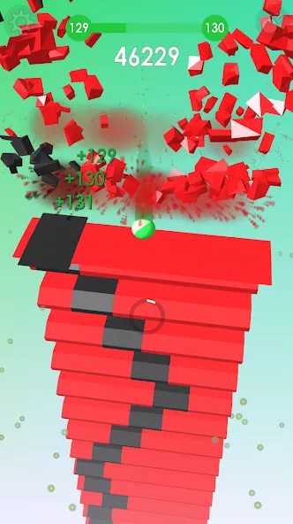 Ball: Blast colorful bricks 3d  [МОД Бесконечные деньги] Screenshot 2