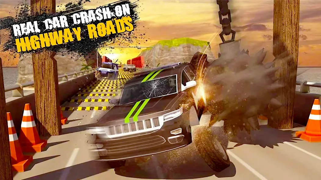 Car Crash Speed Bump Car Games  [МОД Unlimited Money] Screenshot 1