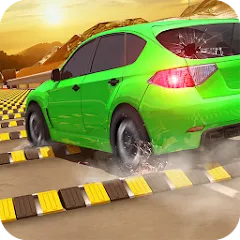 Взломанная Car Crash Speed Bump Car Games  [МОД Unlimited Money] - полная версия apk на Андроид