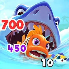 Взломанная Fish Go.io - Be the fish king  [МОД Много денег] - последняя версия apk на Андроид