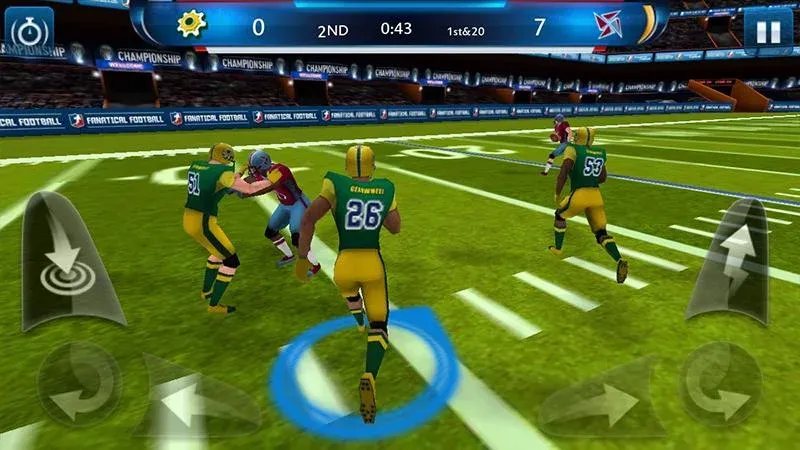 Fanatical Football (Фанатический футбол)  [МОД Menu] Screenshot 1