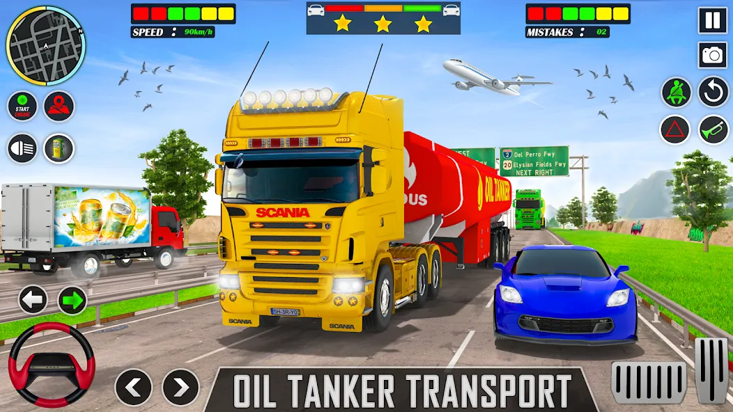 Offroad Oil Tanker Truck Games (Оффроуд Игры на машинецистерне для нефти)  [МОД Mega Pack] Screenshot 1