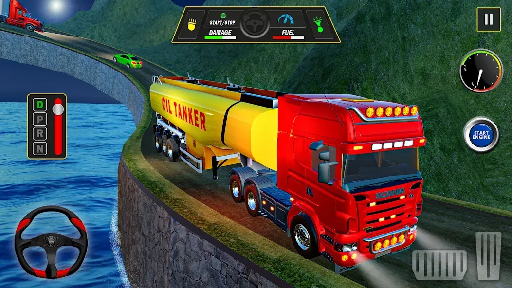 Offroad Oil Tanker Truck Games (Оффроуд Игры на машинецистерне для нефти)  [МОД Mega Pack] Screenshot 3