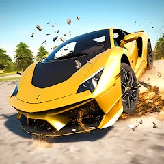 Скачать взломанную Car Crash: 3D Mega Demolition (Кар краш)  [МОД Много монет] - полная версия apk на Андроид