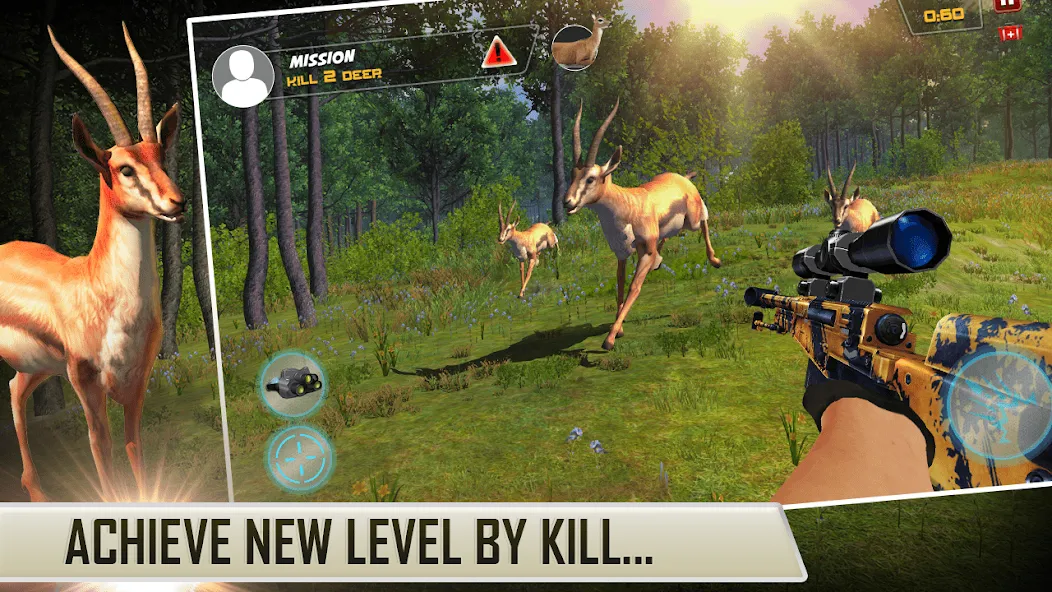 Dino Hunting Sniper Shooter 3D  [МОД Unlimited Money] Screenshot 4