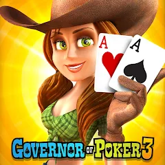 Скачать взлом Governor of Poker 3 - Texas  [МОД Много монет] - последняя версия apk на Андроид