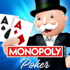 Скачать взломанную MONOPOLY Poker - Texas Holdem (МОНОПОЛИЯ Покер)  [МОД Menu] - полная версия apk на Андроид