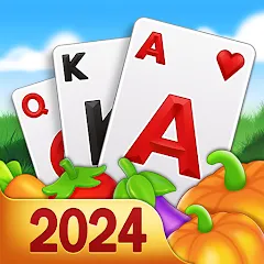 Взломанная Solitaire Farm: Card Games (Соляр Фарм)  [МОД Много денег] - полная версия apk на Андроид