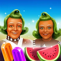 Взломанная Wonka's World of Candy Match 3  [МОД Menu] - последняя версия apk на Андроид