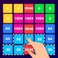 Скачать взломанную 2248 Number block puzzle 2048 (Две тысячи двести сорок восемь)  [МОД Бесконечные деньги] - последняя версия apk на Андроид