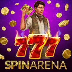 Взломанная SpinArena Online Casino Slots (СпинАрена Онлайн Казино Слоты)  [МОД Unlocked] - стабильная версия apk на Андроид