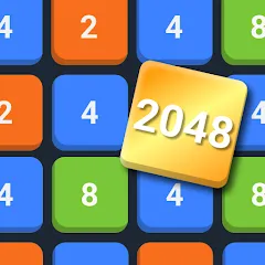 Скачать взломанную 2048: Puzzle Game! Merge Block (Две тысячи сорок восемь)  [МОД Бесконечные монеты] - полная версия apk на Андроид
