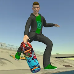 Взлом Skateboard FE3D 2 (Скейтборд 3D 2)  [МОД Mega Pack] - последняя версия apk на Андроид