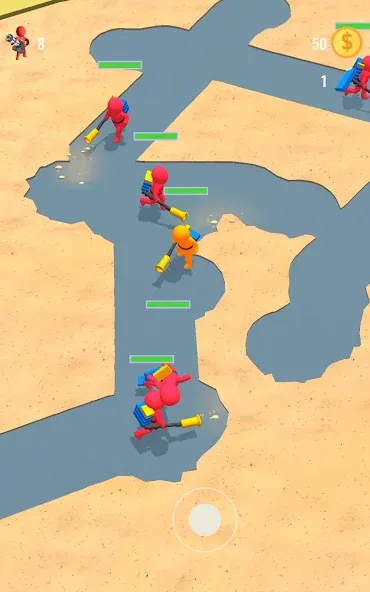 Stickman Fight: Battle Arena (Стикмен Файт)  [МОД Все открыто] Screenshot 1