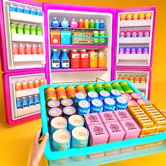 Скачать взлом Fill Up Fridge：Organizing Game  [МОД Mega Pack] - последняя версия apk на Андроид