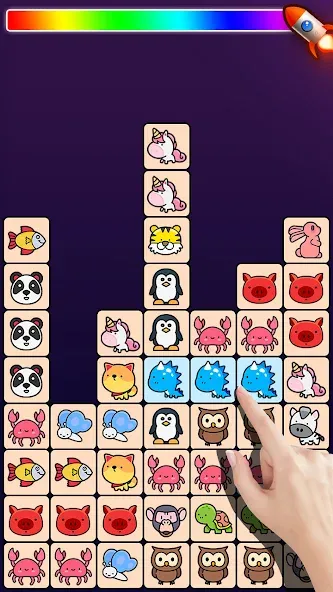 Match Animal - Match Game (Матч Зверь Матч Игра)  [МОД Много монет] Screenshot 1