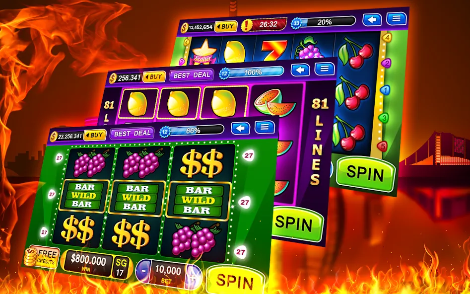 Slots - Casino Slot Machines  [МОД Unlocked] Screenshot 2