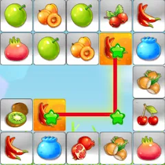 Взломанная Link fruits - fruit match pair  [МОД Бесконечные монеты] - полная версия apk на Андроид