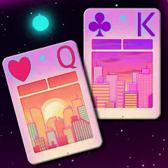 Скачать взломанную FLICK SOLITAIRE - Card Games (ФЛИКК)  [МОД Много монет] - стабильная версия apk на Андроид