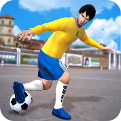Взлом Street Football Kick Games (Уличный футбол Игры с ударами)  [МОД Unlocked] - последняя версия apk на Андроид