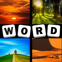 Взлом 4 Pics 1 Word Quiz Game  [МОД Unlimited Money] - последняя версия apk на Андроид