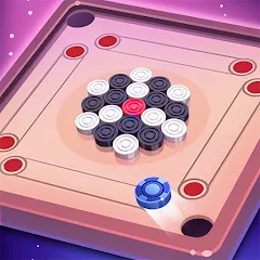 Взлом Carrom Lure - Disc pool game (Карром Лур)  [МОД Unlocked] - последняя версия apk на Андроид