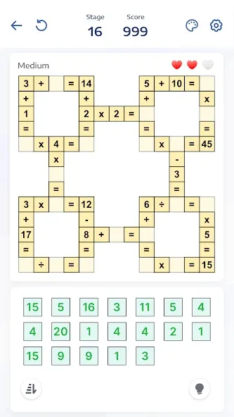 Crossmath - Math Puzzle Games (Математические головоломки игры)  [МОД Бесконечные монеты] Screenshot 3