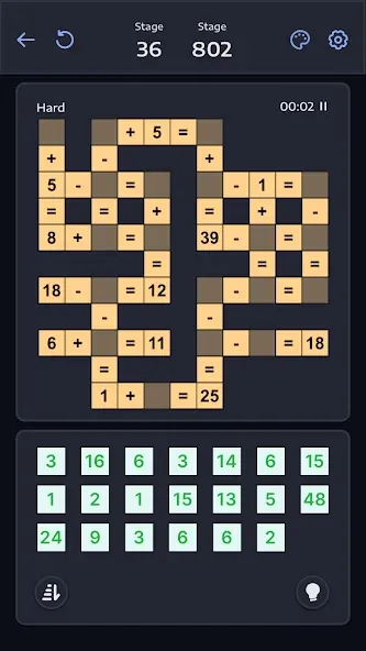 Crossmath - Math Puzzle Games (Математические головоломки игры)  [МОД Бесконечные монеты] Screenshot 5
