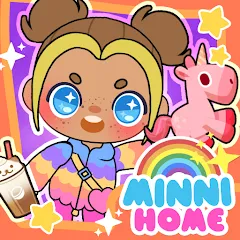 Скачать взлом Minni Family Home - Play House (Минни Семейный дом)  [МОД Menu] - полная версия apk на Андроид