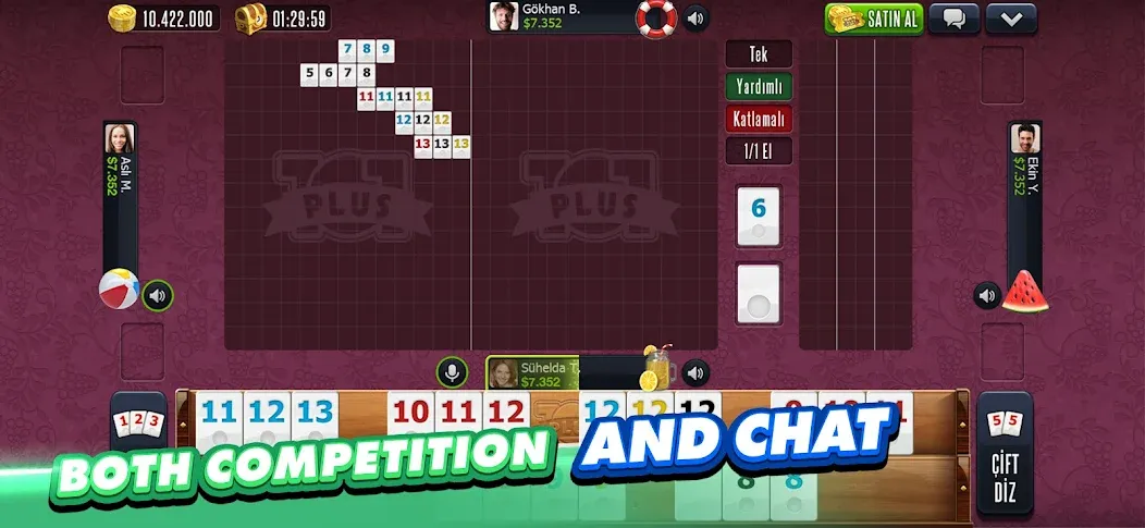 101 Okey Plus Rummy Board Game  [МОД Mega Pack] Screenshot 5