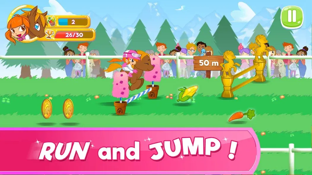 Pony Run : Magic Trails (Пони Ран)  [МОД Много монет] Screenshot 1