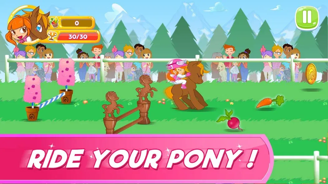 Pony Run : Magic Trails (Пони Ран)  [МОД Много монет] Screenshot 2