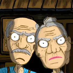 Взлом Grandpa And Granny Home Escape (Дедушка и бабушка сбегают из дома)  [МОД Unlocked] - последняя версия apk на Андроид