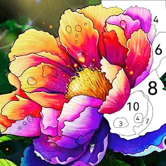 Скачать взломанную Tap Color by Number - Coloring  [МОД Бесконечные деньги] - последняя версия apk на Андроид