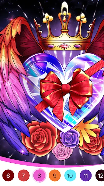 Coloring Book -Paint by Number (Малер Плюс)  [МОД Unlocked] Screenshot 3