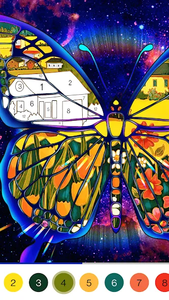 Coloring Book -Paint by Number (Малер Плюс)  [МОД Unlocked] Screenshot 4