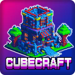 Взломанная Cube Craftsman 5 Adventure (КубКрафт Приключение)  [МОД Mega Pack] - полная версия apk на Андроид