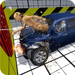 Скачать взлом Car Crash Test Simulator  [МОД Mega Pack] - стабильная версия apk на Андроид