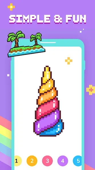 Paint by Number - Pixel Art  [МОД Меню] Screenshot 2