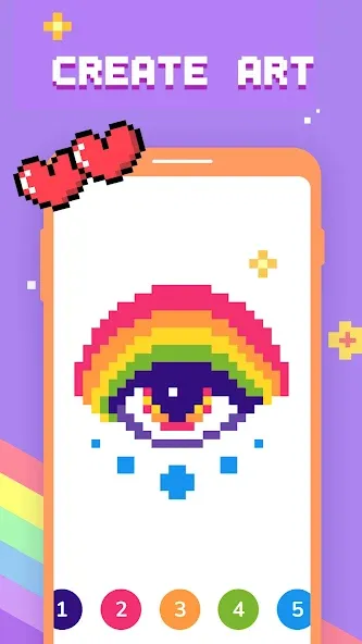 Paint by Number - Pixel Art  [МОД Меню] Screenshot 3