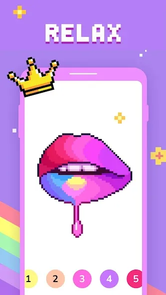 Paint by Number - Pixel Art  [МОД Меню] Screenshot 4