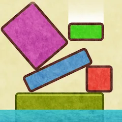 Скачать взломанную Drop Stack Block Stacking Game (Дроп Стэк блочная игра с укладкой блоков)  [МОД Unlimited Money] - полная версия apk на Андроид