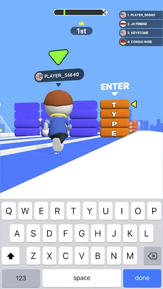 Type Sprint: Typing Games (Тайп Спринт)  [МОД Unlimited Money] Screenshot 3