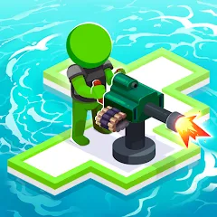Скачать взломанную War of Rafts: Crazy Sea Battle (Война плотов)  [МОД Меню] - стабильная версия apk на Андроид