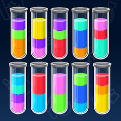 Взлом SortPuz 3D: Water Color Sort (СортПаз 3Д)  [МОД Много денег] - стабильная версия apk на Андроид