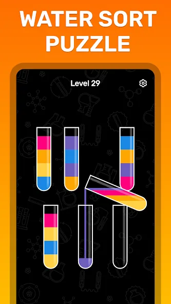 Water Sort Puzzle Color Game  [МОД Бесконечные монеты] Screenshot 3