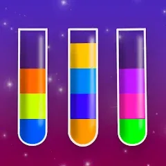 Скачать взломанную Water Sort Puzzle Color Game  [МОД Бесконечные монеты] - последняя версия apk на Андроид